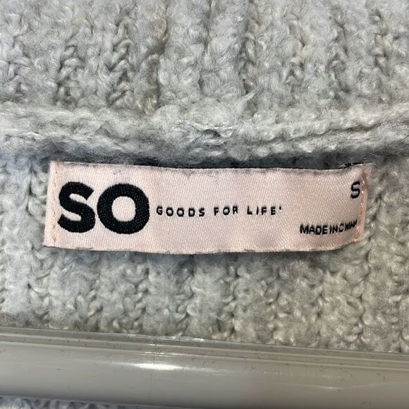 SO Knit Sweater Dress Long sleeve with hood a line super soft and cozy Small - Picture 7 of 12